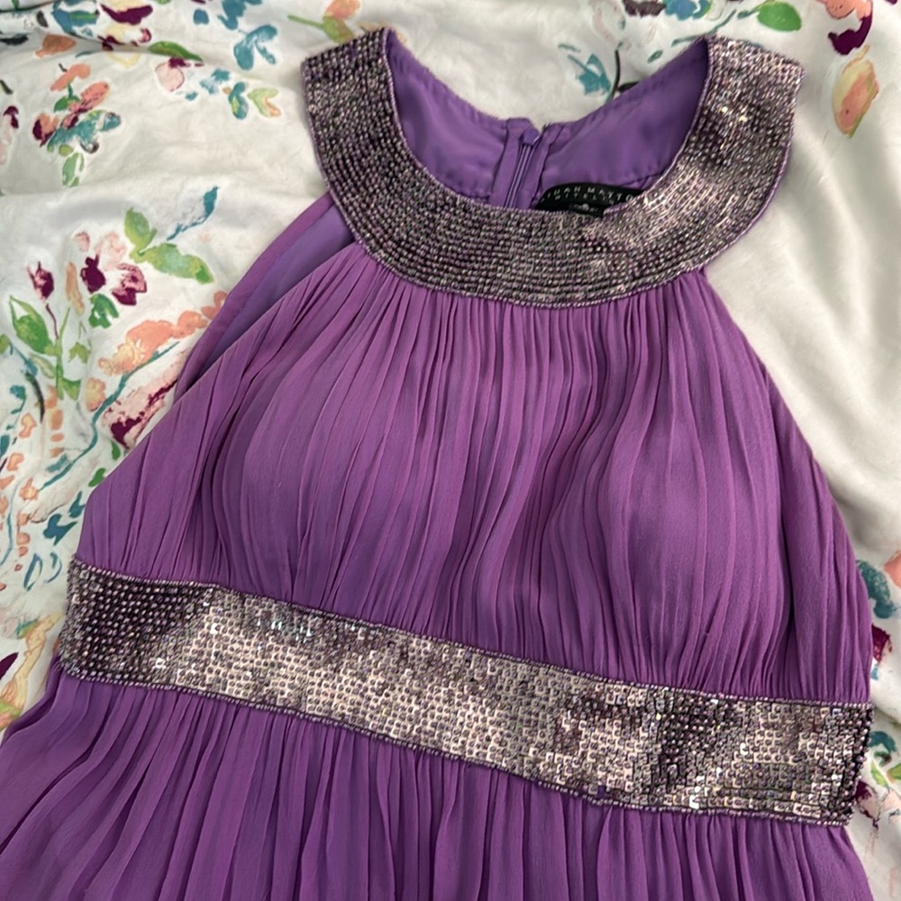 Aidan Mattox Semi Formal Silk Dress